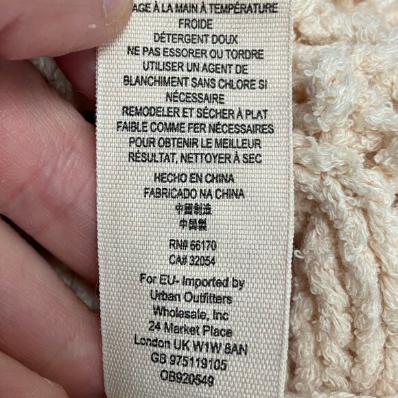 NWT Free People Higher Love Crochet Knit‎ Fringe Boho Sweater Size Medium Hippie - Picture 6 of 6